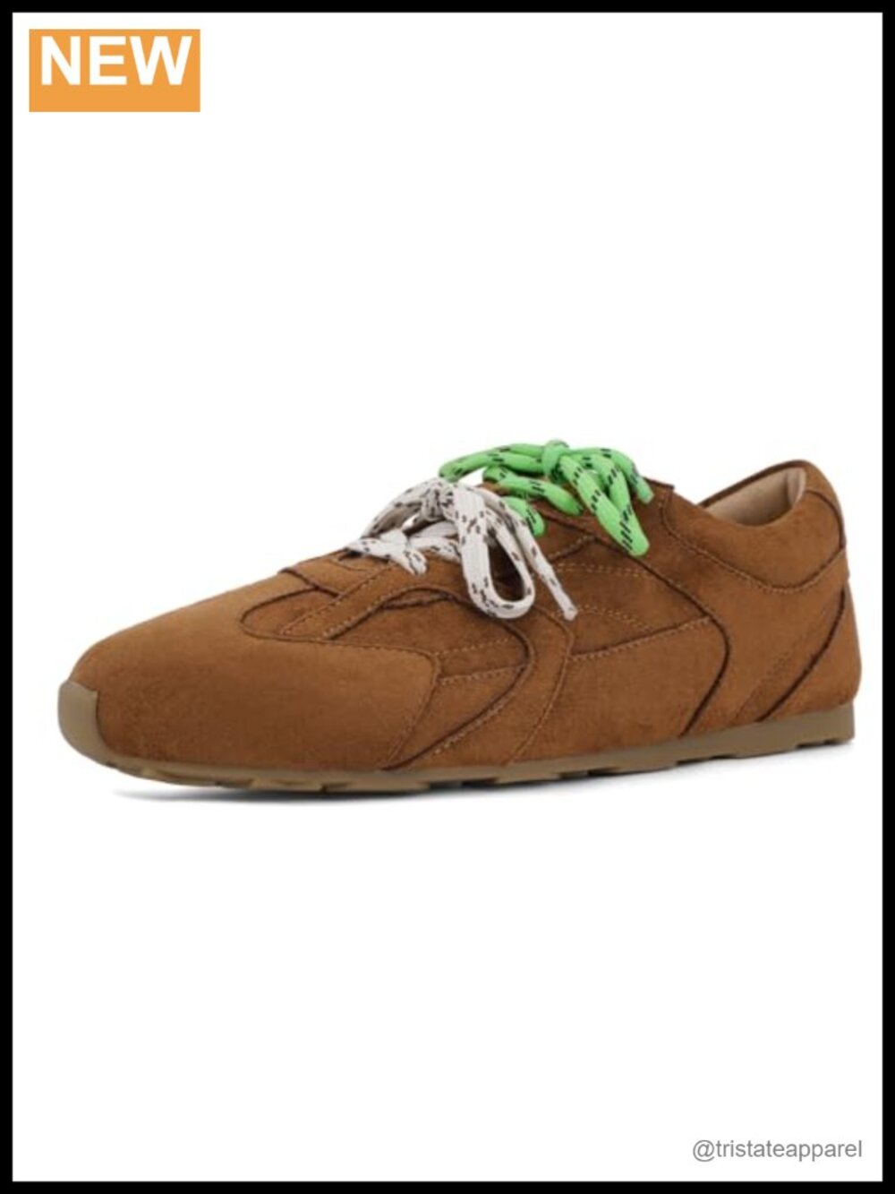 Womens Retro Leather Suede Low Top Slip-On Sneakers Tennis Walking Shoes
